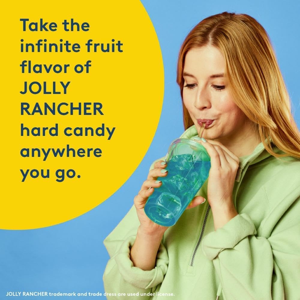 Jolly Rancher Blue Raspberry Singles To Go Drink Mix - 0.65 oz, Pack of 4