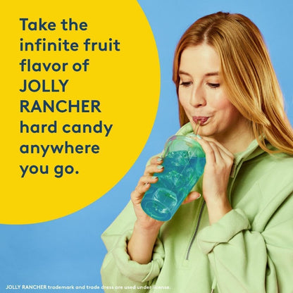 Jolly Rancher Blue Raspberry Singles To Go Drink Mix - 0.65 oz, Pack of 4