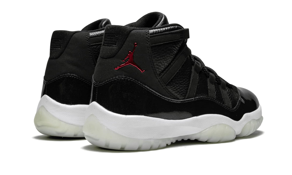 Nike Mens Air Jordan 11 Retro 72/10" Black/Gym Red-White-Anthracite Leather Size 9