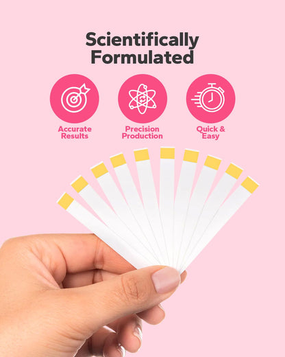 Choppie Vaginal Health pH Test Strips (50 Strips), pH Balance Test Strips for Women, Vaginal pH Test Strips