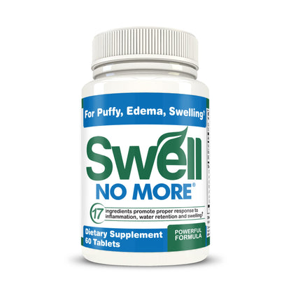 SwellNoMore Pill Natural Diuretic Reduces Edema Swelling, Swollen Feet