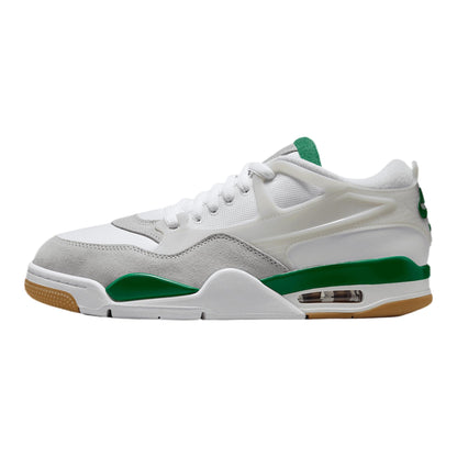 Air Jordan 4 RM Men's Shoes (FQ7939-103, White/Neutral Grey/Wolf Grey/Pine Green) Size 12