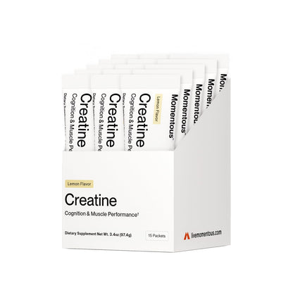 Momentous Creatine Monohydrate Powder - Creatine Powder - Supports Strength, Lean Muscle, & Recovery for Men & Women - NSF Certified for Sport - 5 g per Serving - 90 Servings