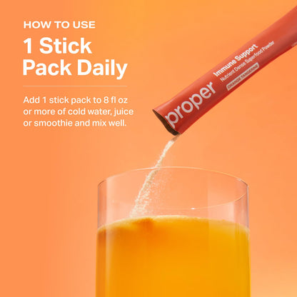 Proper The Oranges Immune Support - Superfood Powder with Vitamin C Zinc