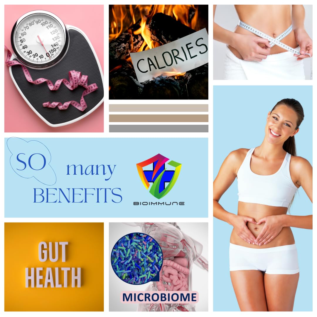 BioImmune Slimtox™ Organic 15 Day Colon Cleanse & Detox for Flat Stomach Less Bloat & LBS w/Probiotics - Constipation Relief - Flushes Toxins, Boosts Energy