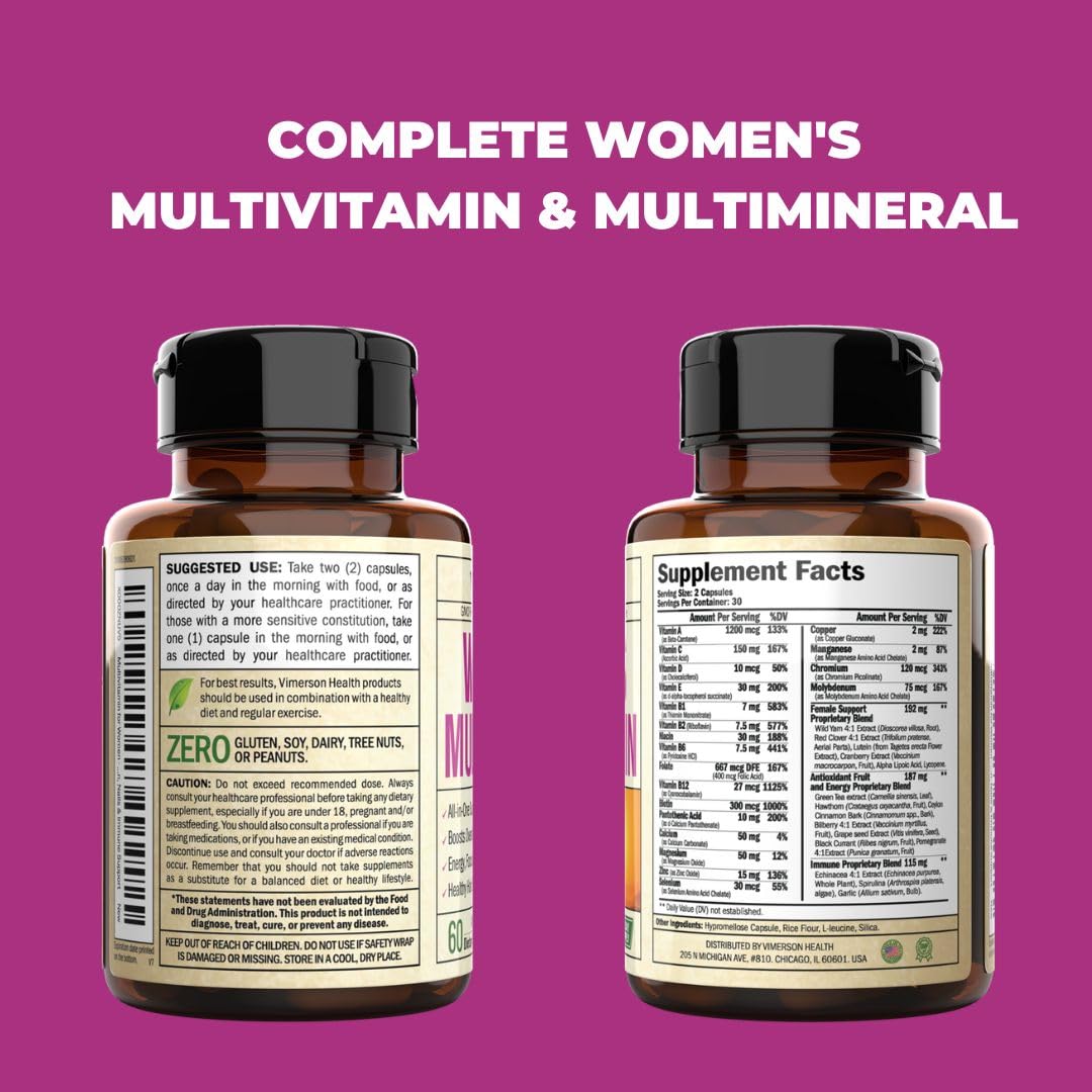 Multivitamin for Women - Womens Multivitamin & Multimineral Supplement