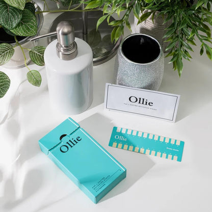 Ollie Enzy-Strips Teeth Whitening Strips, Peroxide Free, 28 Count