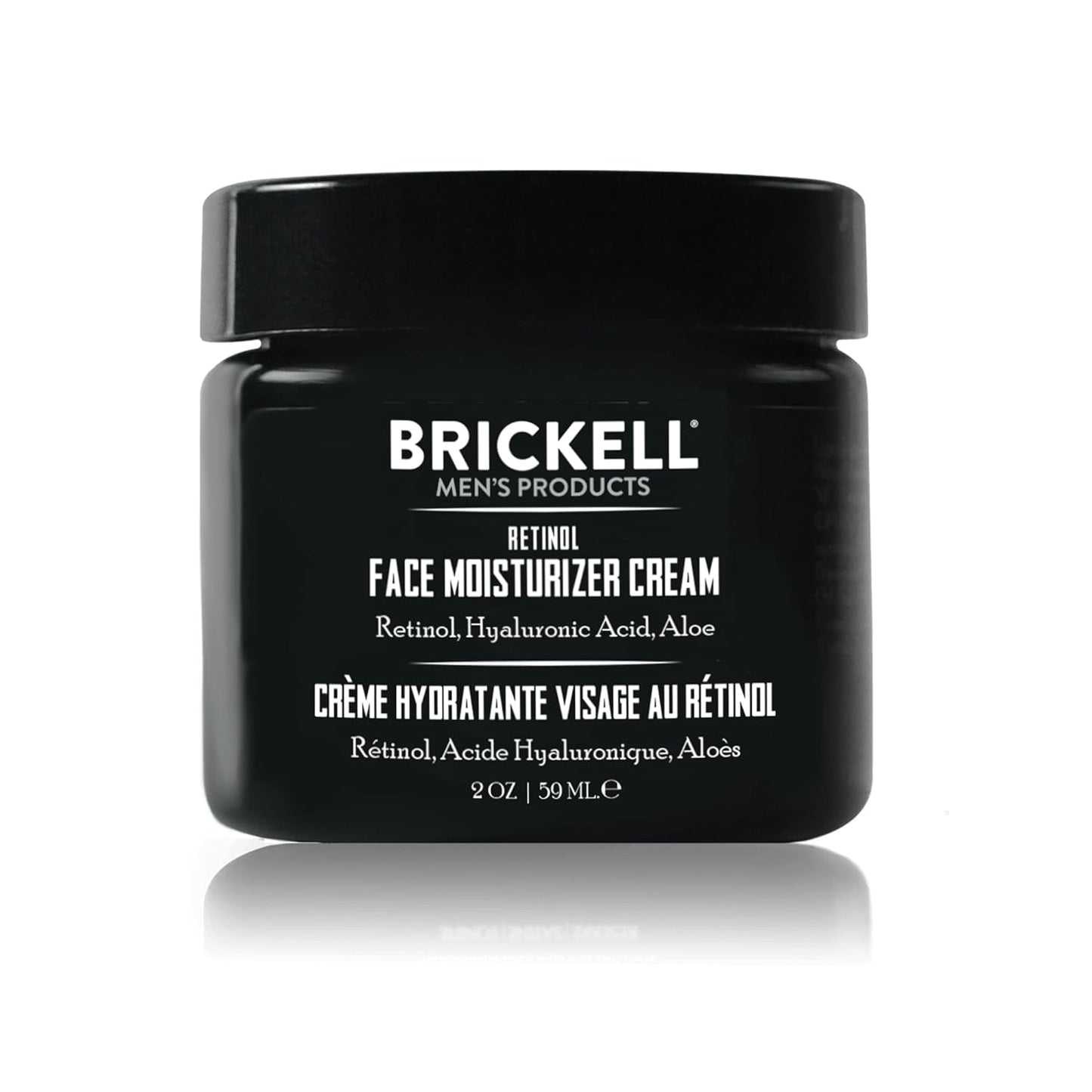 Brickell Men's Retinol Face Moisturizer Cream For Men, Anti-Wrinkle Face Night Cream with Retinol, Hyaluronic Acid, and Vitamin E To Reduce Fine Lines and Even Skin Tone, Fragrance-Free, 2 Ounce
