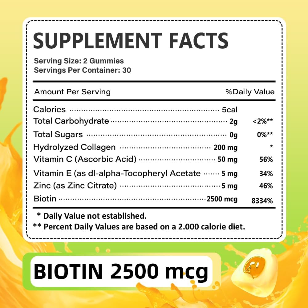 Creatine Monohydrate Gummies 8000mg + Collagen Gummies – Support for Thick Hair, Strong Nails & Healthy Skin – Vegan, Sugar Free, 2-Pack Supplement Bundle