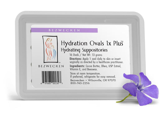 Bezwecken – Hydration Ovals 1x Plus DHEA – 16 Ovals - Same Trusted Formula - Professionally Formulated to Alleviate Vaginal Dryness in Menopausal Women - Safe, Natural & Paraben Free