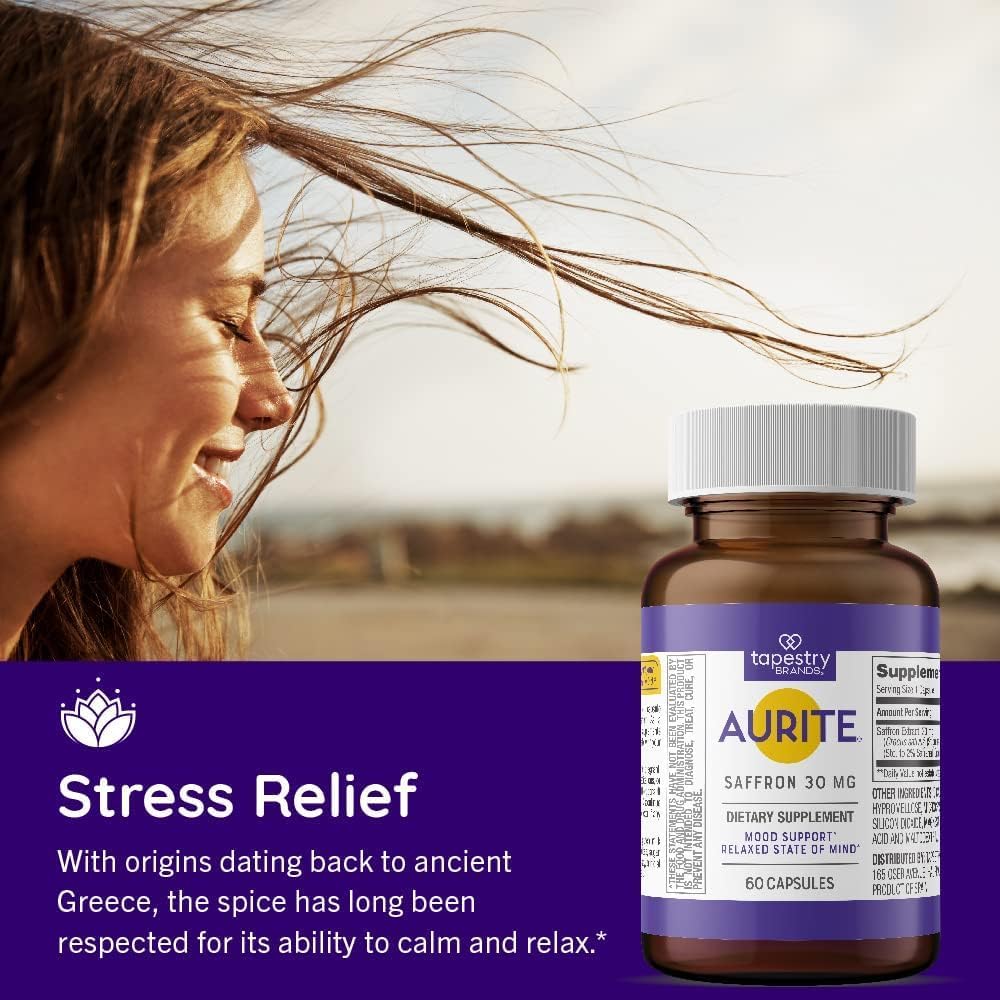 Saffron Ashwagandha & Saffron Supplement Bundle | Stress Management, Mood Support, Long-Term Memory. Vegetarian Friendly, Non-GMO, Gluten-Free, Soy-Free
