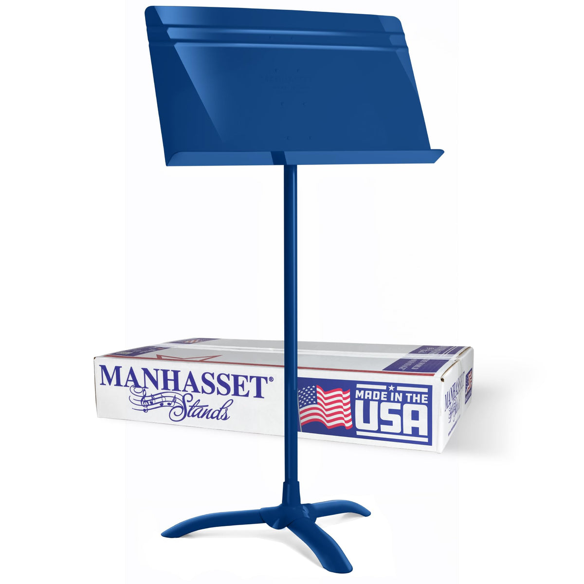 Manhasset Music Stand for Sheet Music - 48 Symphony Model - Long Lasting, Durable Manhasset Stand - Adjustable Height - 26" to 48" - Made in the USA