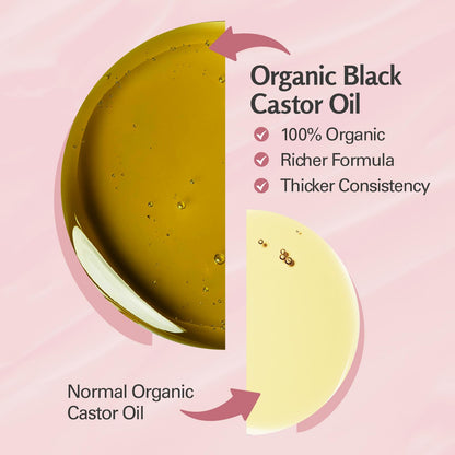 Organic Castor Oil Roll On - Extra Virgin, Unrefined & Hexane-free (3oz)