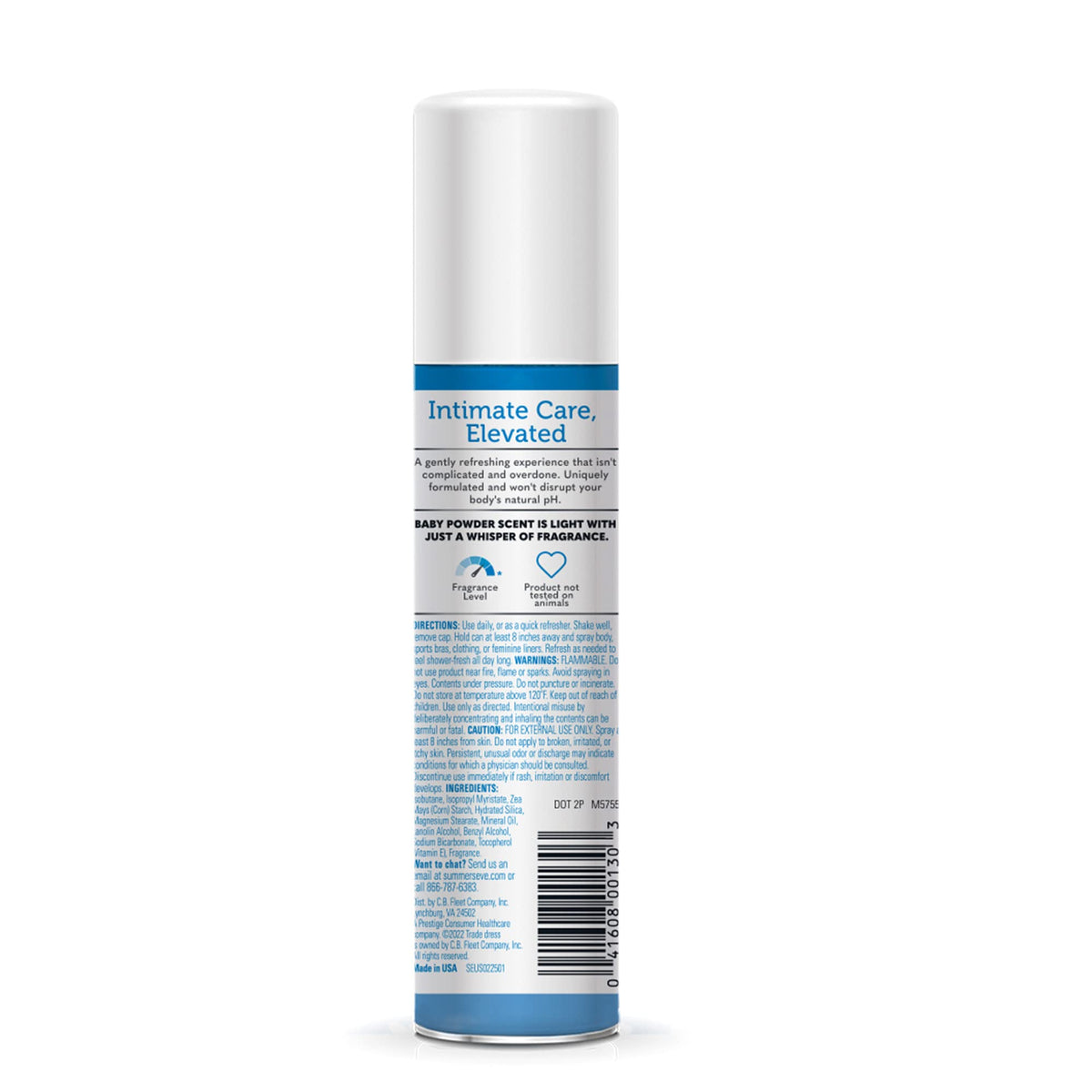 Summer's Eve Baby Powder Daily Gentle Feminine Spray, 2 oz, 3 Pack