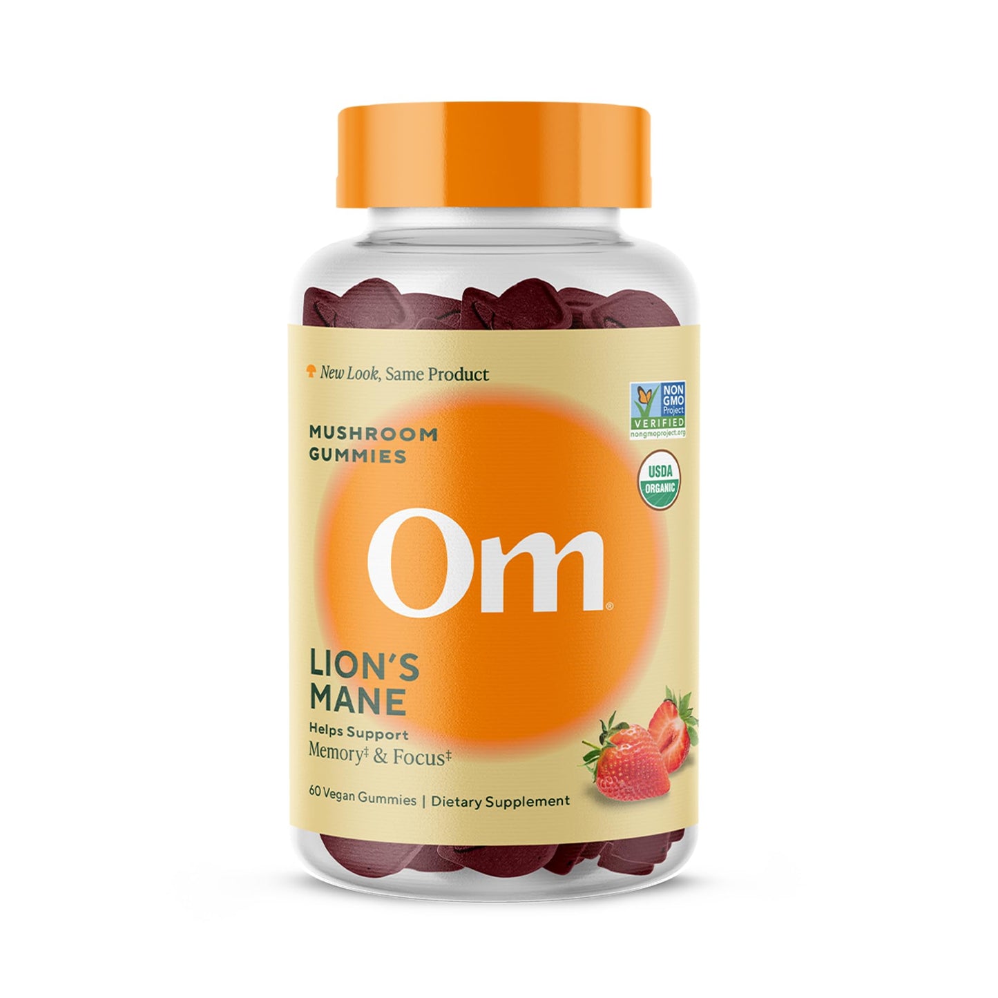 OM MUSHROOM SUPERFOOD Master Blend Mushroom Gummies – Organic 10-Mushroom Complex with Ashwagandha – Supports Immunity, Gut Health & Stress Relief – Mixed Berry Flavor – 28 Servings, 56 Count.