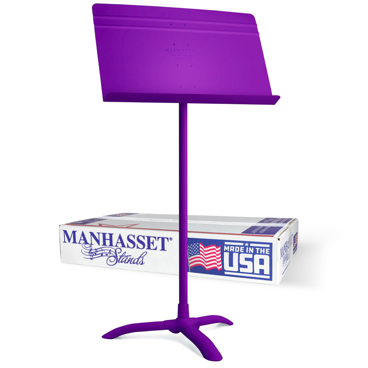 Manhasset Music Stand for Sheet Music - 48 Symphony Model - Long Lasting, Durable Manhasset Stand - Adjustable Height - 26" to 48" - Made in the USA
