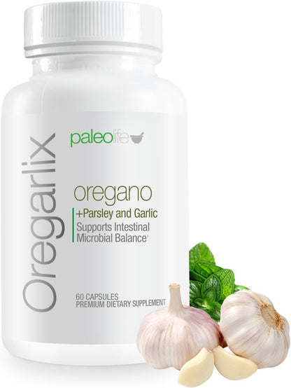 Premium Oregarlix. Gut Health Supplement. Microbial Balance with Premium Prebiotics - Help Keep Good Bacteria Healthy & Growing - 100% Natural (3-Pack)