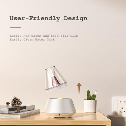 TriPro Essential Oils Aroma Diffuser,Portable Humidifier with Cool Mist and Warm Light Effect,Remote Control
