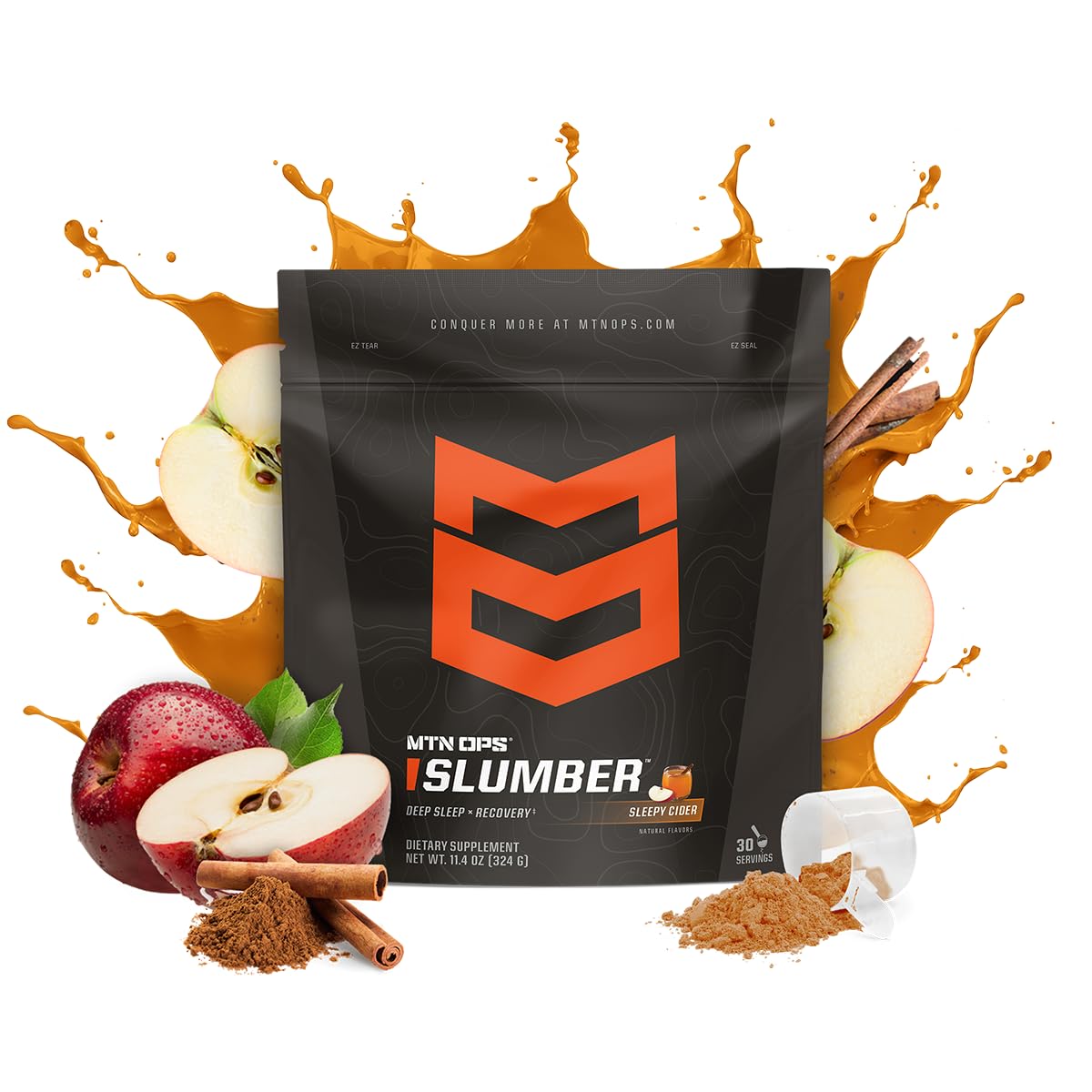 MTN OPS Slumber Sleep Support Powder, Sleepy Cocoa