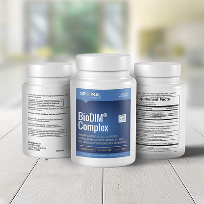 OPTIMALHEALTH BioDIM (Diindolylmethane) Complex | Supports Hormone Balance, Cellular Health