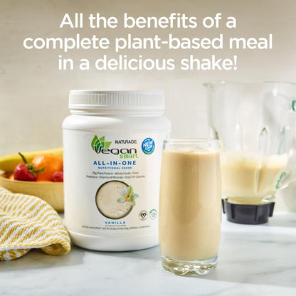 Vegansmart Naturade Plant Based Vegan Protein Powder - All-in-One Nutritional Shake