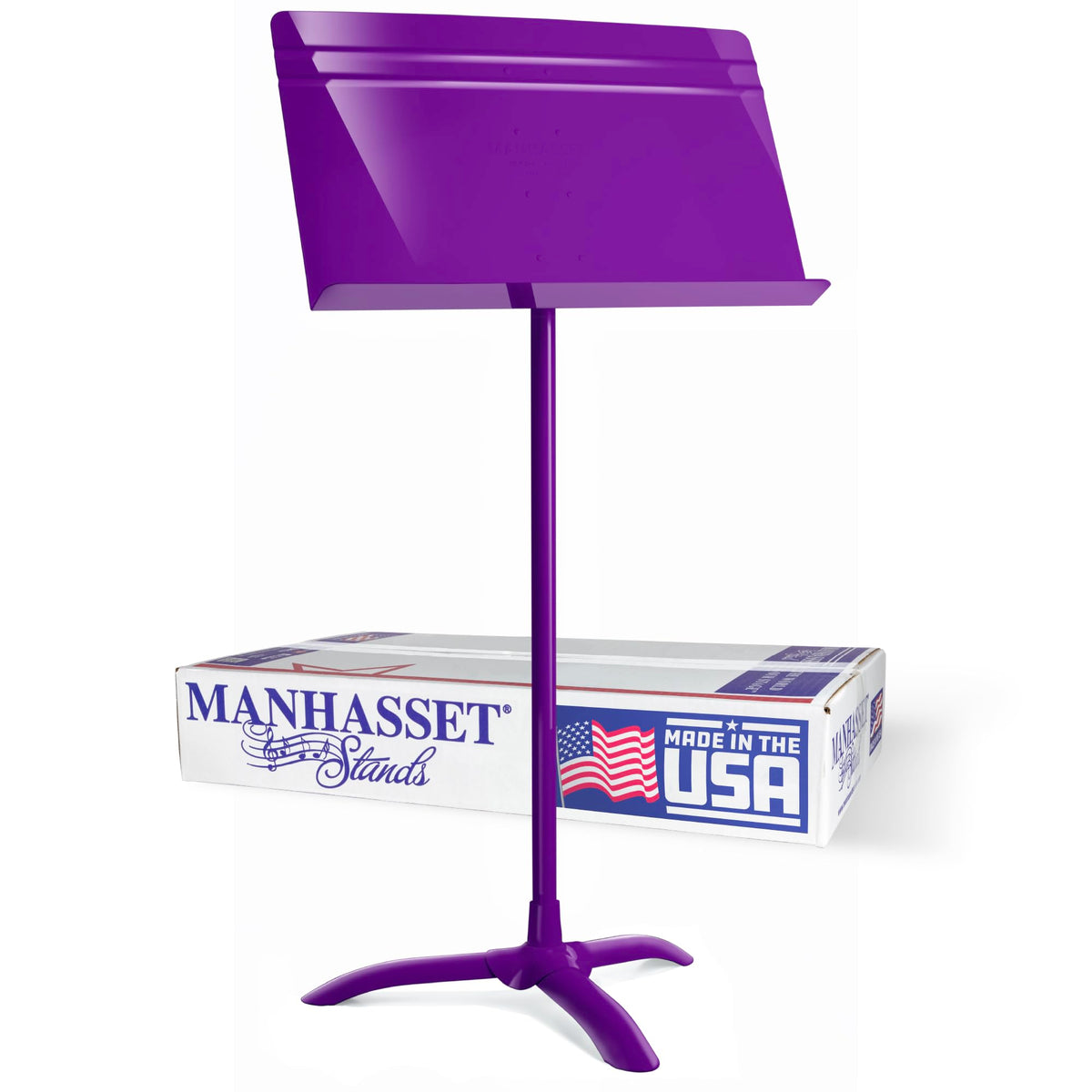 Manhasset Music Stand for Sheet Music - 48 Symphony Model - Long Lasting, Durable Manhasset Stand - Adjustable Height - 26" to 48" - Made in the USA