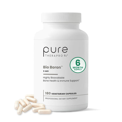 Bio Boron, 10mg/Capsule, Bororganic Glycine Boron Supplements for Men & Women, Vegan Mineral Supplements for Bones, Cardiovascular Function & Immunity Support, 90 Vegetarian Capsules