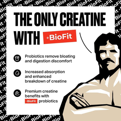 Classic Creatine - Micronized Creatine Monohydrate Powder with BioFit™- Workout Sup