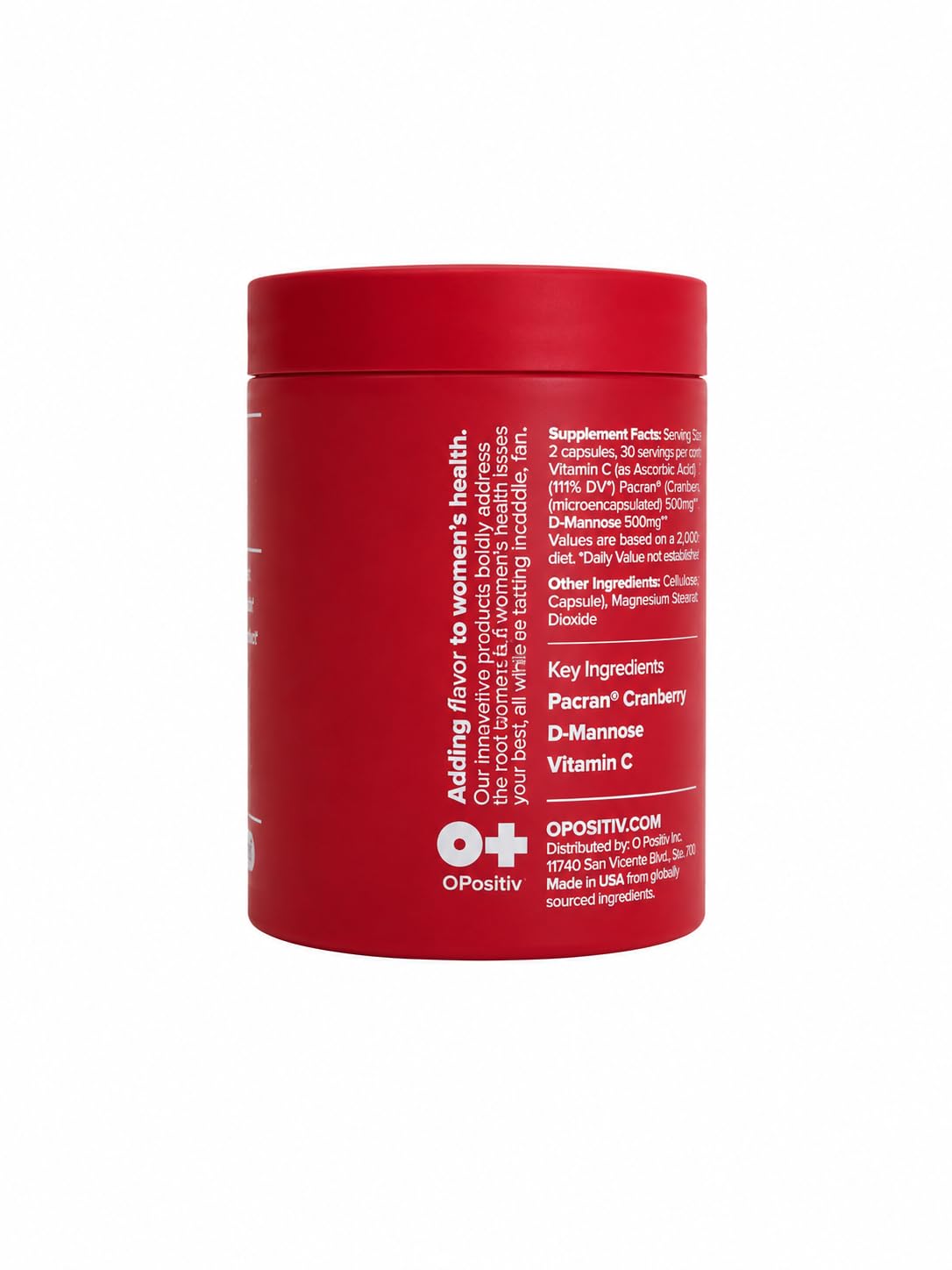 URO Urinary Tract Health Supplement with Pacran Cranberry – 30-Day Supply