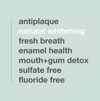 Davids Fluoride Free Toothpaste Teeth Whitening SLS Free Peppermint 5.25oz