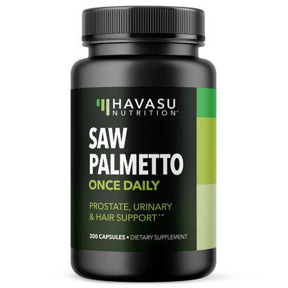 Saw Palmetto for Men, DHT Blocker and Prostate Health Supplement, 120 Count | Potent 3X Formula with Pumpkin Seed Oil and Stinging Nettle, Bladder and Urinary Support, Vegan, Non-GMO, 2-Month Supply