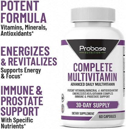 Probase Nutrition Complete Multivitamin 60 Capsules 30-Day Supply