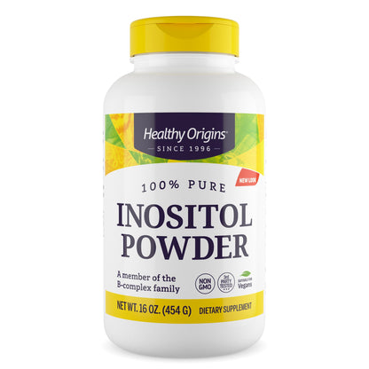 Healthy Origins Inositol Powder, Vitamin B8, 56.7g (2 Oz)