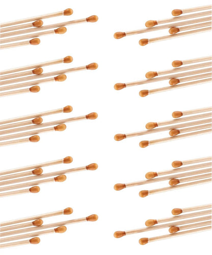 Silver Nitrate Caustic Wooden Sticks 6" Long Applicator Individual Use Sticks (30)