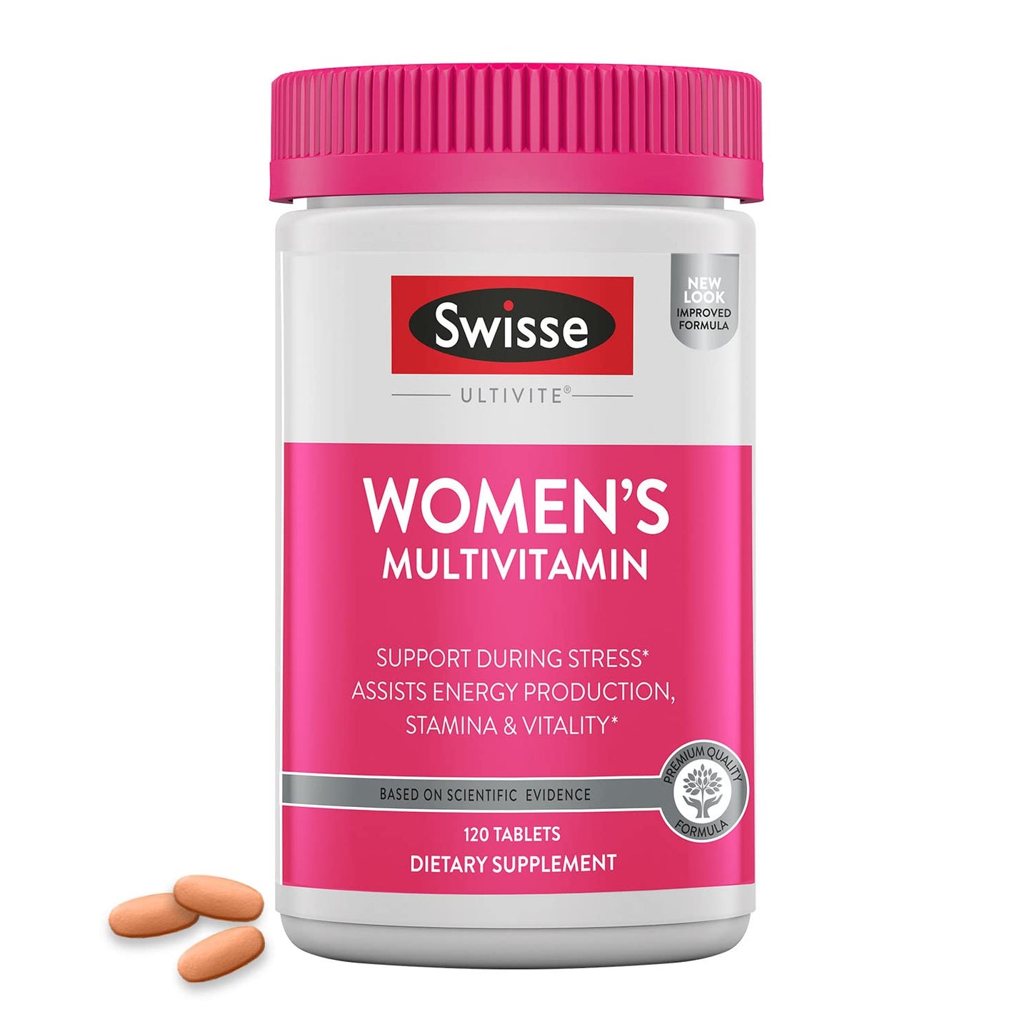 Swisse Daily Multivitamin for Men 50 and Over | 39 Vitamins, Antioxidants and Minerals + Adaptogens | Energy & Immune Support | Mens 50+ Multivitamins Supplement | 60 Tablets