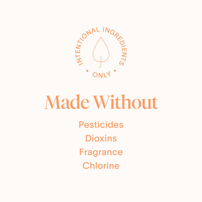 Cora 100% Organic Cotton Non-Applicator Tampons | Ultra-Absorbent, Unscented, Natural, Non-Toxic
