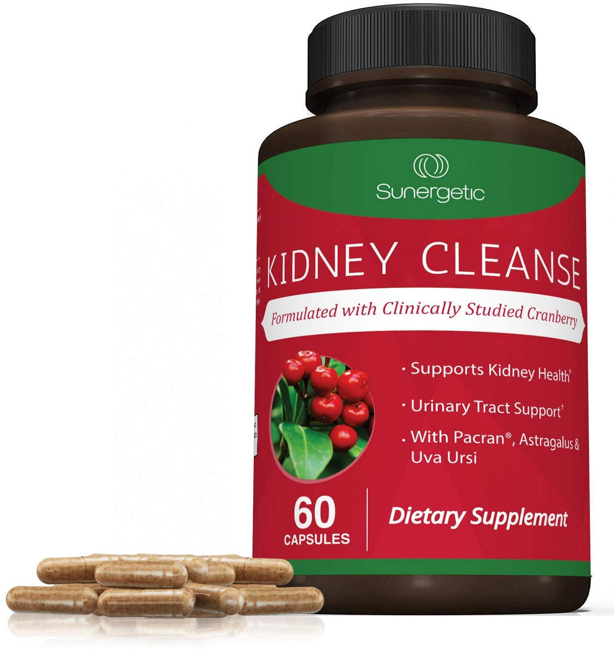 Premium Kidney Cleanse Supplement – Powerful Kidney Support Formula with Cranberry