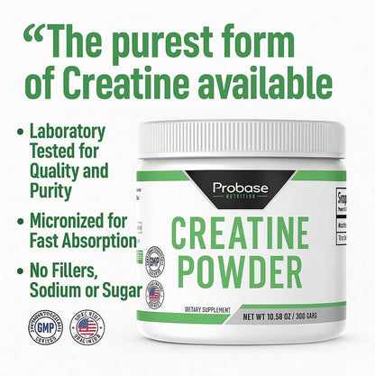 Probase Nutrition Creatine Powder 300 Grams