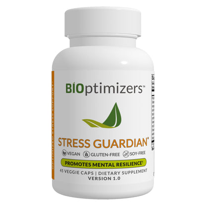 BIOptimizers Stress Guardian – Stress Relief Capsule – Rest Support Management - 90 Capsules