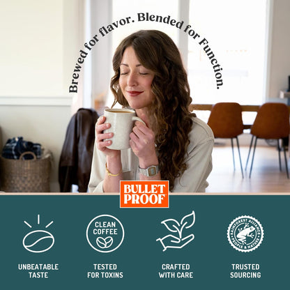Bulletproof Coffee + Organic Grass-Fed Butter Single-Serve Pods, Keto Coffee, All-in-One Recipe with MCT Oil and Butter, 24 Count