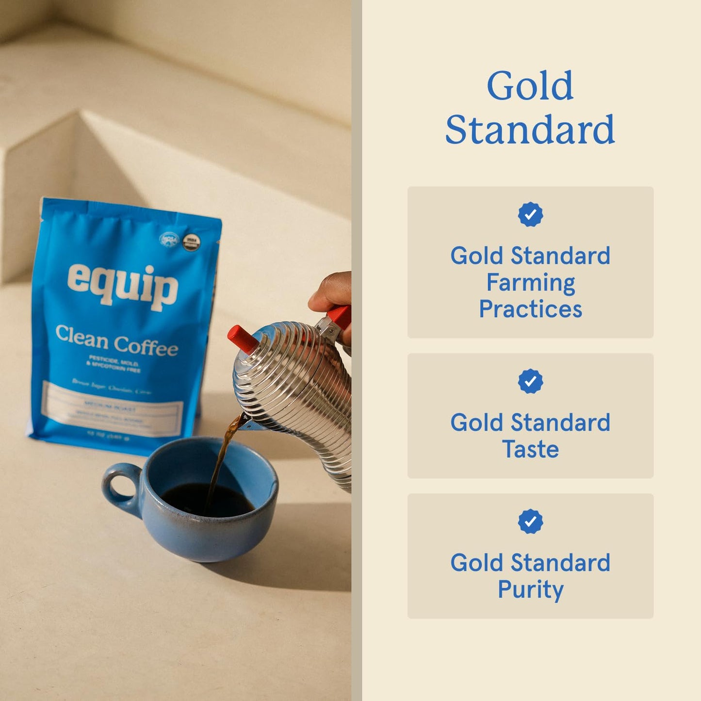 Equip Foods Clean Coffee & Grass Fed Collagen Powder Unflavored