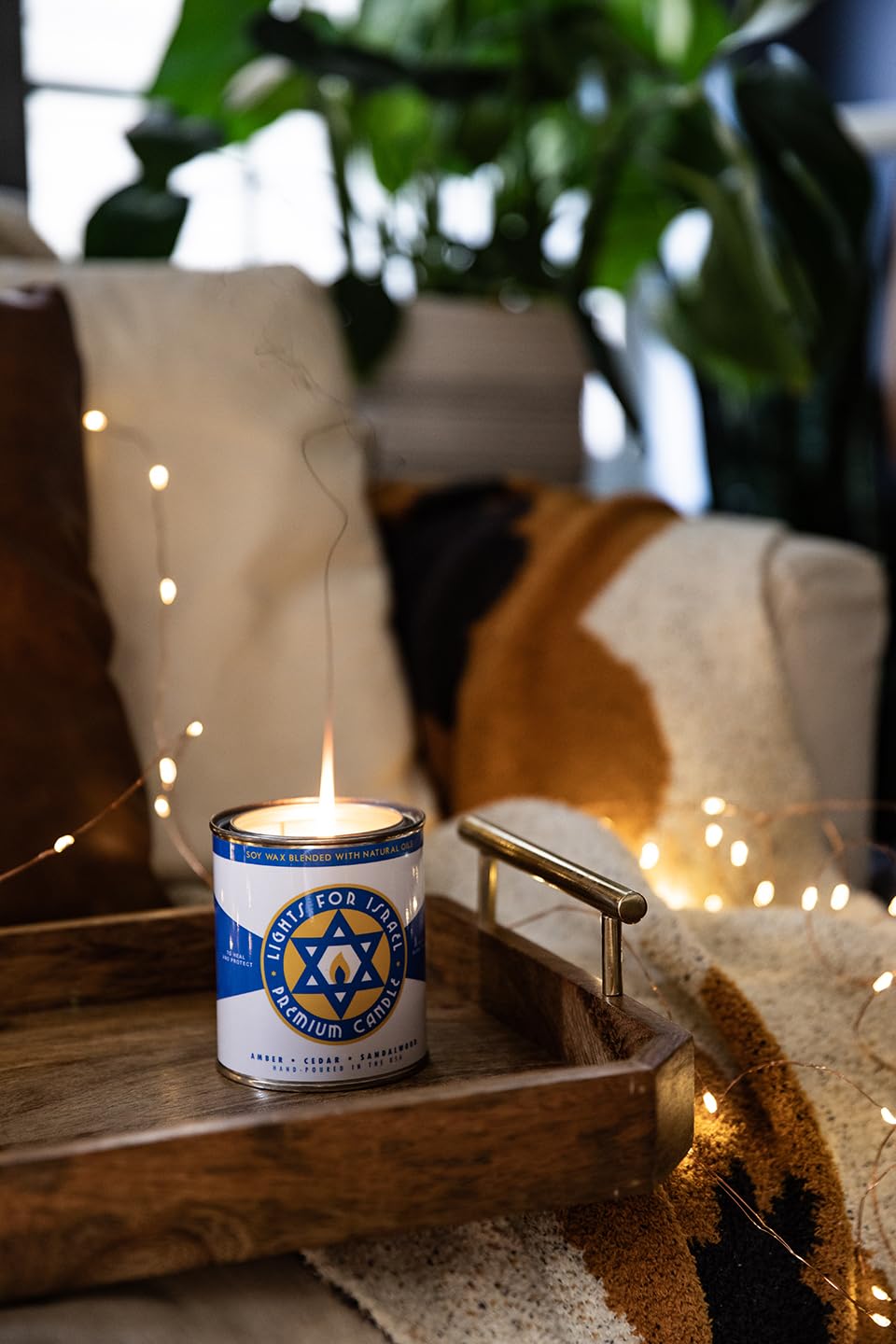 Long-Burning, One-Pint Premium Candles for Men | Vintage Inspired Oil Can Design | Soy Wax