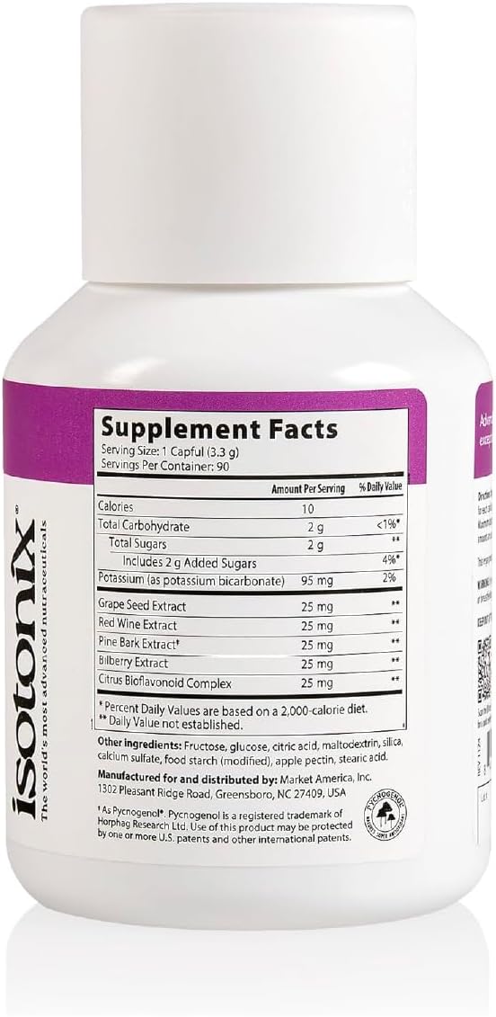 Isotonix OPC-3 Antioxidant Supplement, Pycnogenol & Grape Seed, 90 Servings