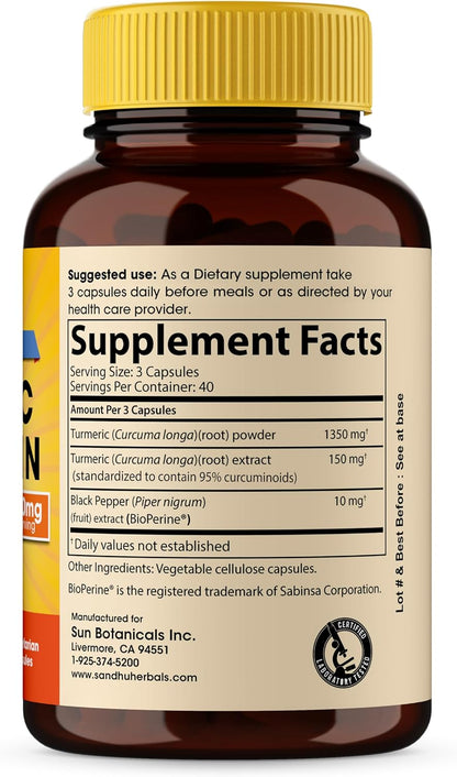 Organic 4in1 Ashwagandha w/Zinc & Organic Turmeric Curcumin w/Bioperine Black Pepper Extract| Supports Immune System| Non-GMO