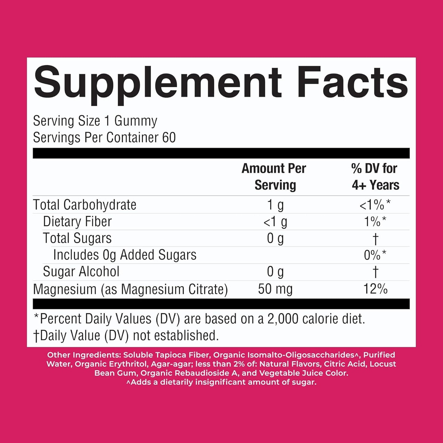 MaryRuth's Kids Magnesium Gummies | 50mg Magnesium Citrate Gummies for Kids 4+ | Bone Health | Calcium Absorption | Essential Mineral | Vegan | CLP Certified | Sugar Free | 60 Count | 2 Month Supply