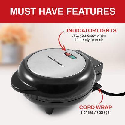 Elite Gourmet EOM205 Non-Stick Omelet, Frittata, Snack Pocket Maker, Dessert Maker