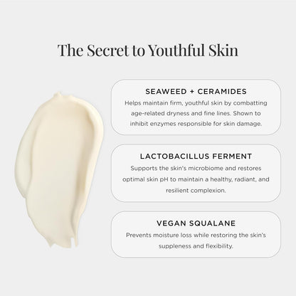 JSHealth Facial Moisturizer Gentle Face Hydrating Lotion for Women & Men | Ceramide Moisturizer Face Cream, Hydrating Face Lotion for Dry Skin with Probiotics