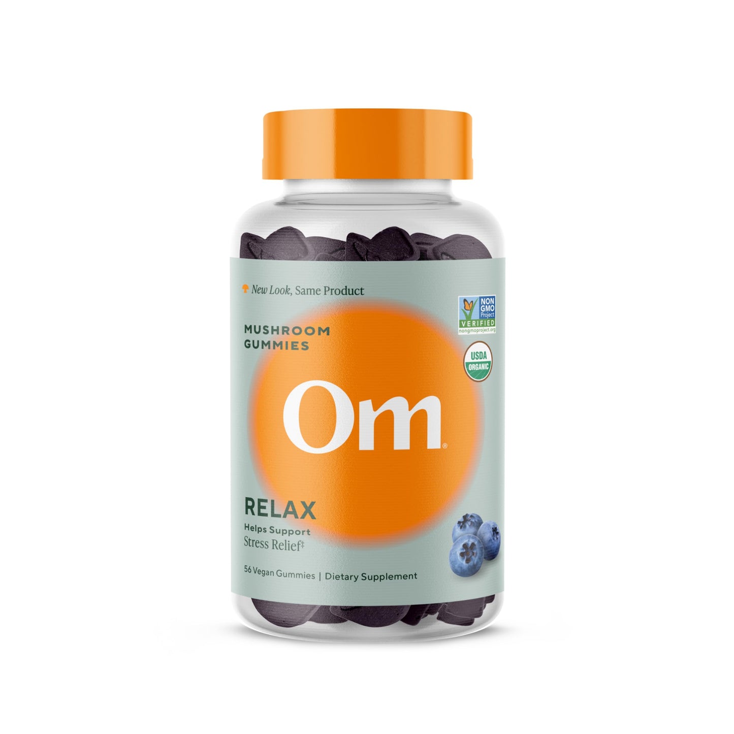 OM MUSHROOM SUPERFOOD Master Blend Mushroom Gummies – Organic 10-Mushroom Complex with Ashwagandha – Supports Immunity, Gut Health & Stress Relief – Mixed Berry Flavor – 28 Servings, 56 Count.