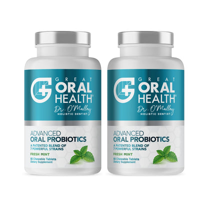 Oral Probiotics for Mouth Bad Breath Treatment for Adults: Dentist Formulated BLIS K12 M18