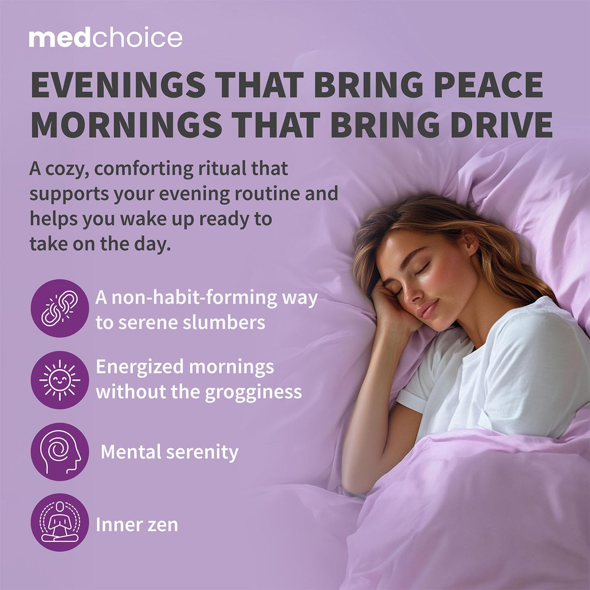 MEDCHOICE 12-in-1 Melatonin 5mg Sleep Capsules with Magnesium, 90ct